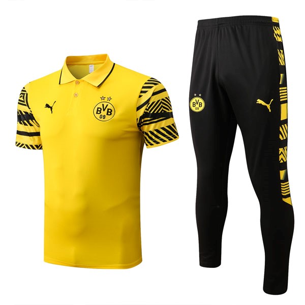 Polo Borussia Dortmund Set Completo 22/23 Giallo